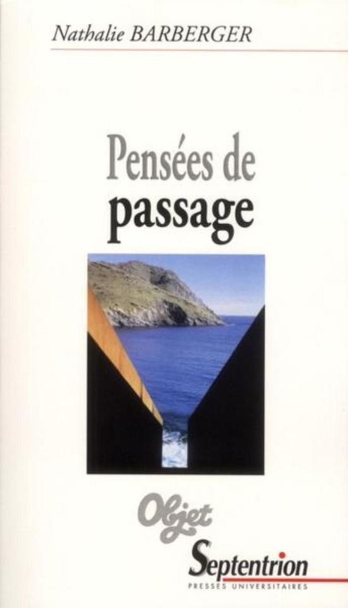 Couverture du livre « PENSEES DE PASSAGE » de Septentrion Pu, librairie Les Contes Infusés à Corte