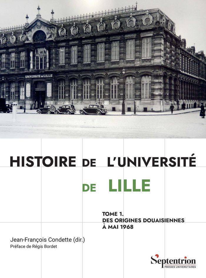Couverture du livre « Histoire de l'Université de Lille », librairie Les Contes Infusés à Corte