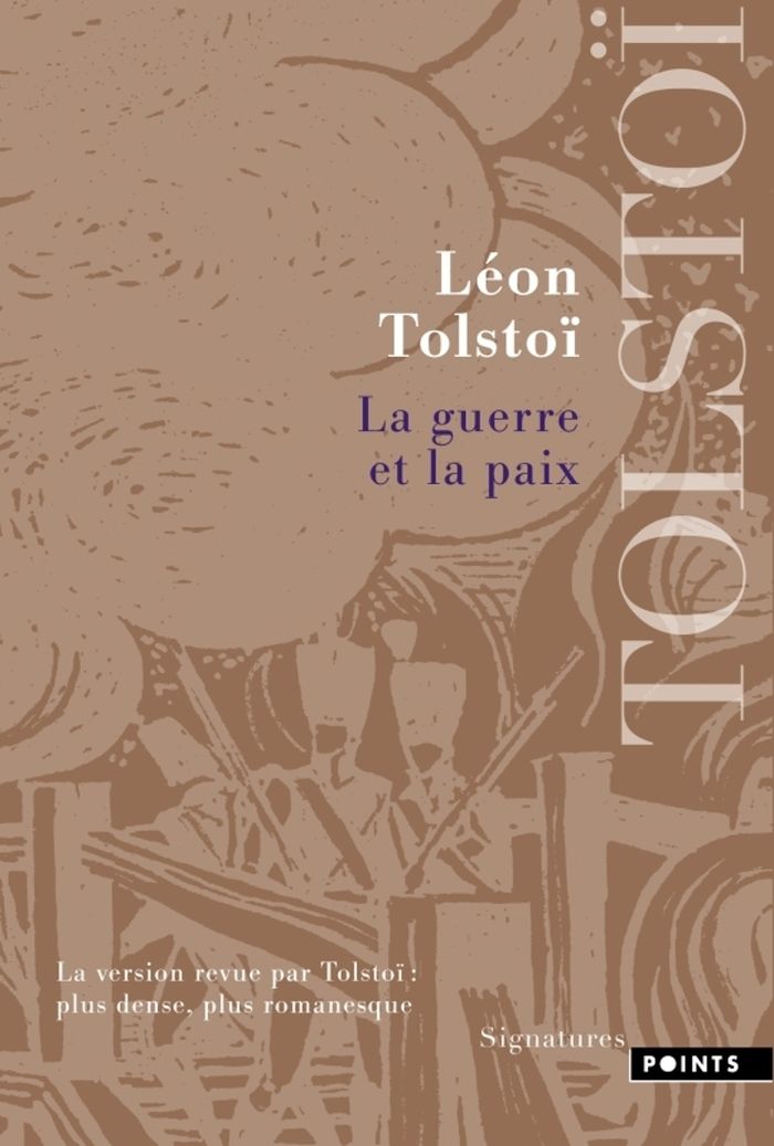 Couverture du livre « LA GUERRE ET LA PAIX » de Lev Tolstoi, librairie Les Contes Infusés à Corte