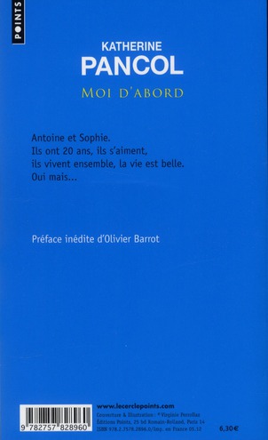 Quatrième de couverture de « Moi d'abord : roman »