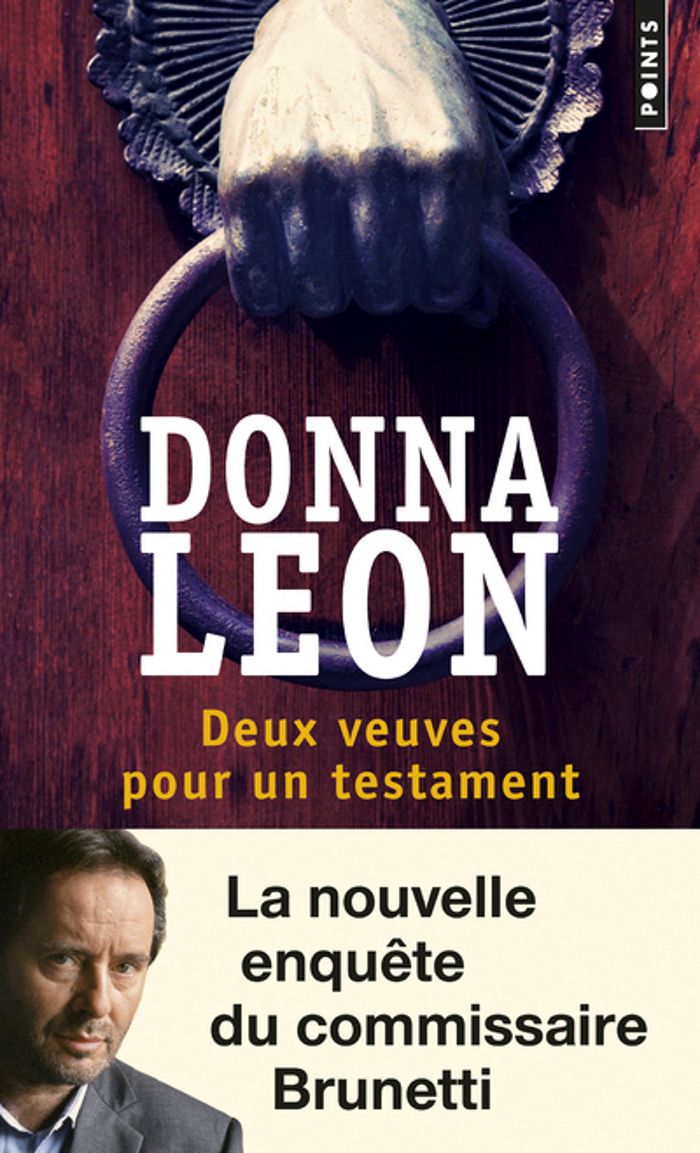Couverture du livre « Deux veuves pour un testament : roman » de Donna Leon, librairie Les Contes Infusés à Corte