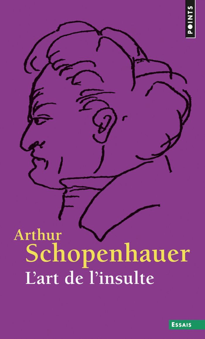 Couverture du livre « L'art de l'insulte » de Arthur Schopenhauer, librairie Les Contes Infusés à Corte