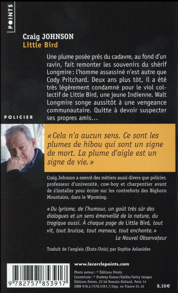 Quatrième de couverture de « Little Bird : roman »