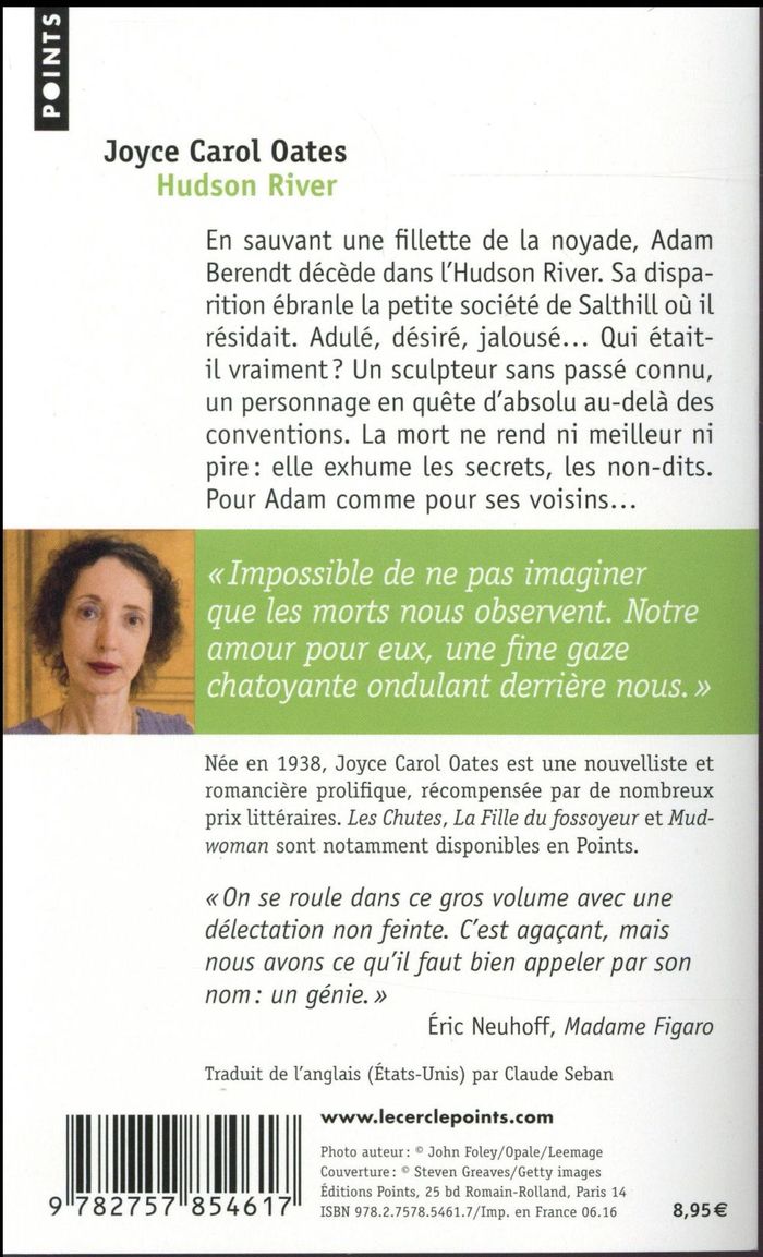 Quatrième de couverture de « Hudson River : roman »