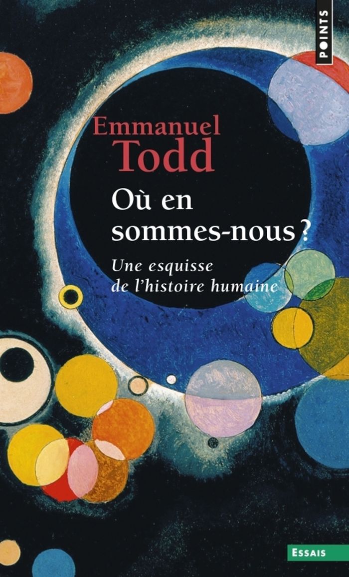 Couverture du livre « Où en sommes-nous ? : une esquisse de l'histoire humaine » de Emmanuel Todd, librairie Les Contes Infusés à Corte