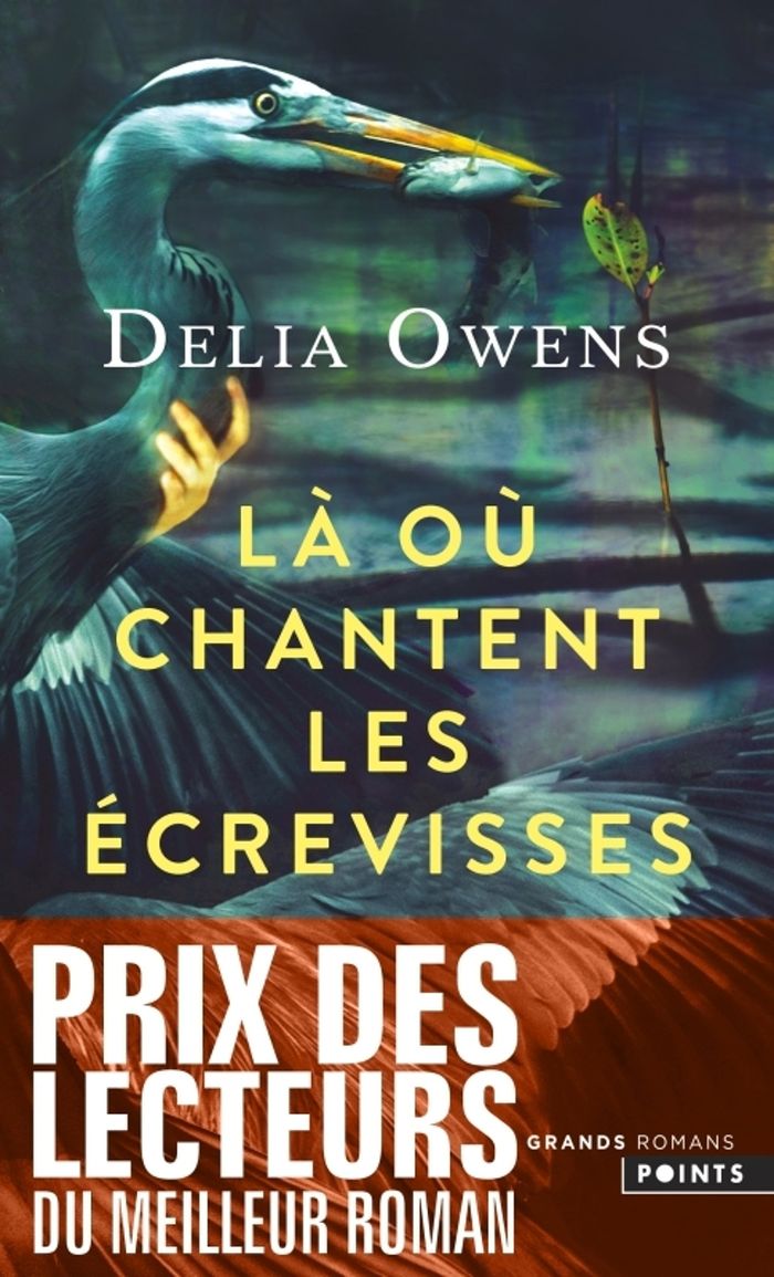 Couverture du livre « LA OU CHANTENT LES ECREVISSES » de Delia Owens, librairie Les Contes Infusés à Corte