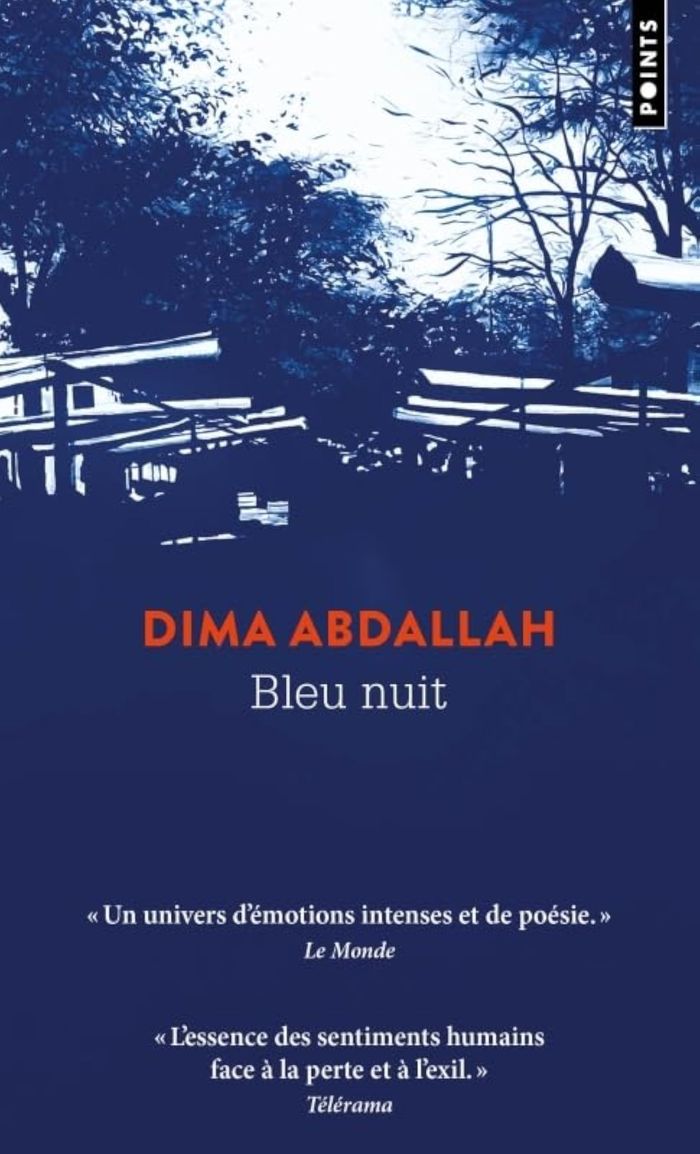 Couverture du livre « Bleu nuit : roman » de Dima Abdallah, librairie Les Contes Infusés à Corte