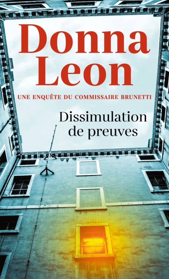 Couverture du livre « Dissimulation de preuves : roman » de Donna Leon, librairie Les Contes Infusés à Corte