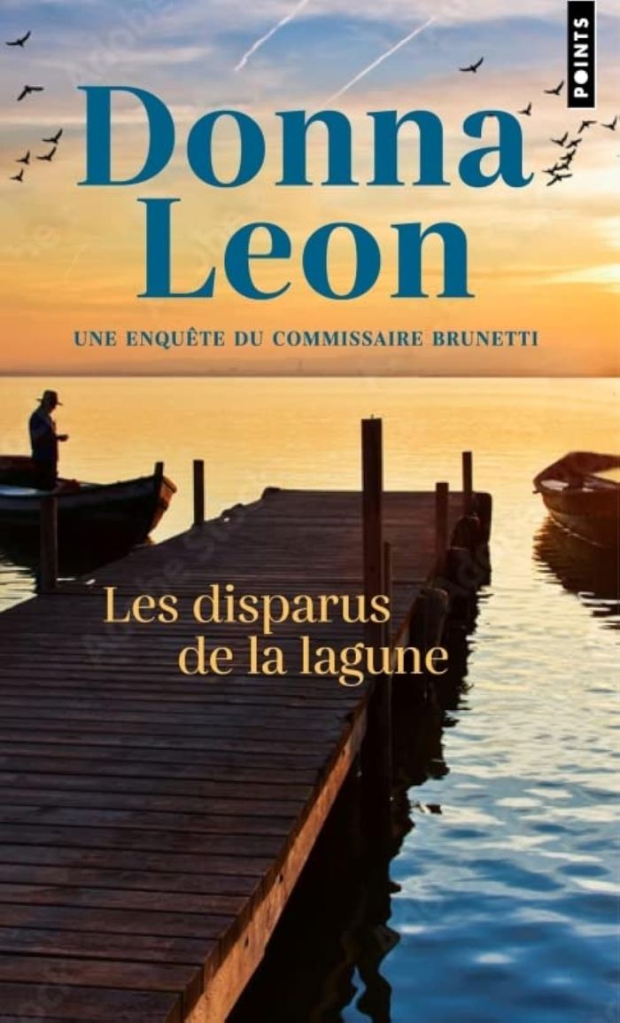 Couverture du livre « Les disparus de la lagune : roman » de Donna Leon, librairie Les Contes Infusés à Corte