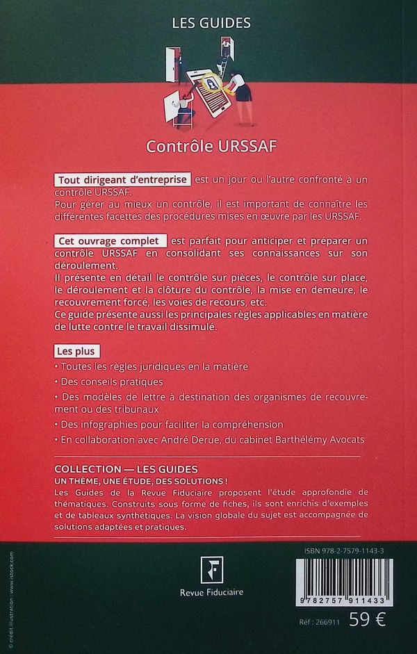 Quatrième de couverture de « Contrôle URSSAF »
