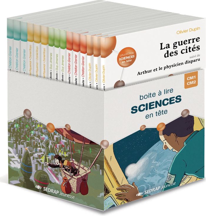 Couverture du livre « BOITE A LIRE - SCIENCES EN TETE - CM1/CM2 » de Sedrap, librairie Les Contes Infusés à Corte