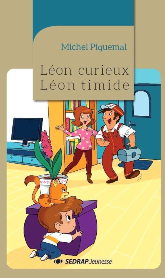 Couverture du livre « LEON CURIEUX, LEON TIMIDE - LE ROMAN », librairie Les Contes Infusés à Corte