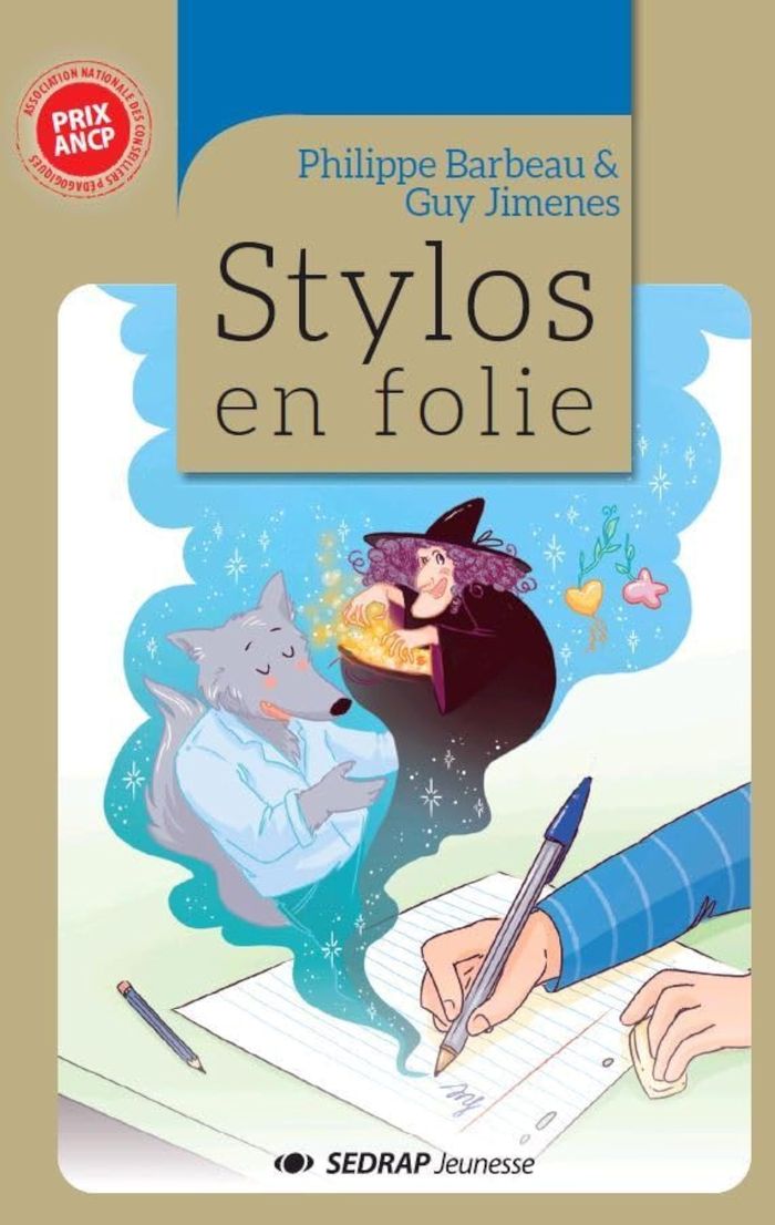 Couverture du livre « STYLOS EN FOLIE - LE ROMAN » de Barbeau/jimenes, librairie Les Contes Infusés à Corte