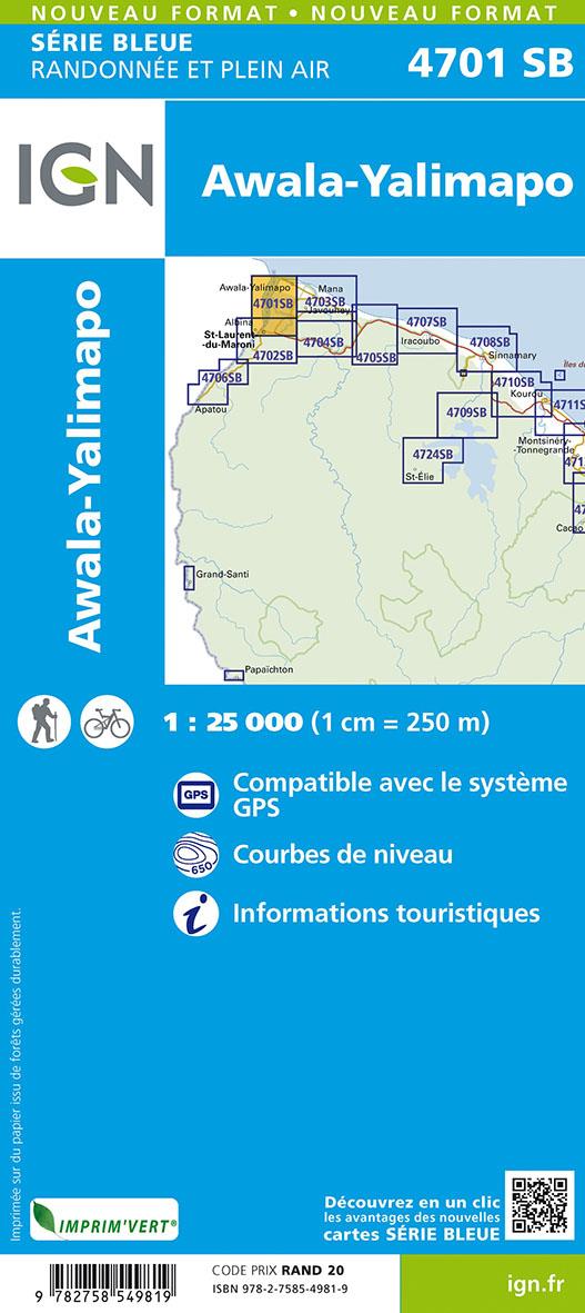 Quatrième de couverture de « 4701SB AWALA YALIMAPO GUYANE »