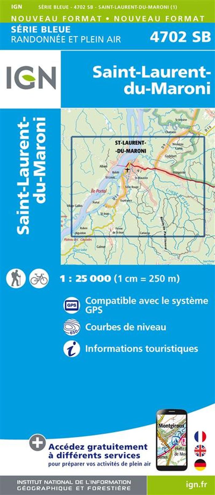Couverture du livre « 4702SB SAINT LAURENT DU MARONI GUYANE » de Xxx, librairie Les Contes Infusés à Corte