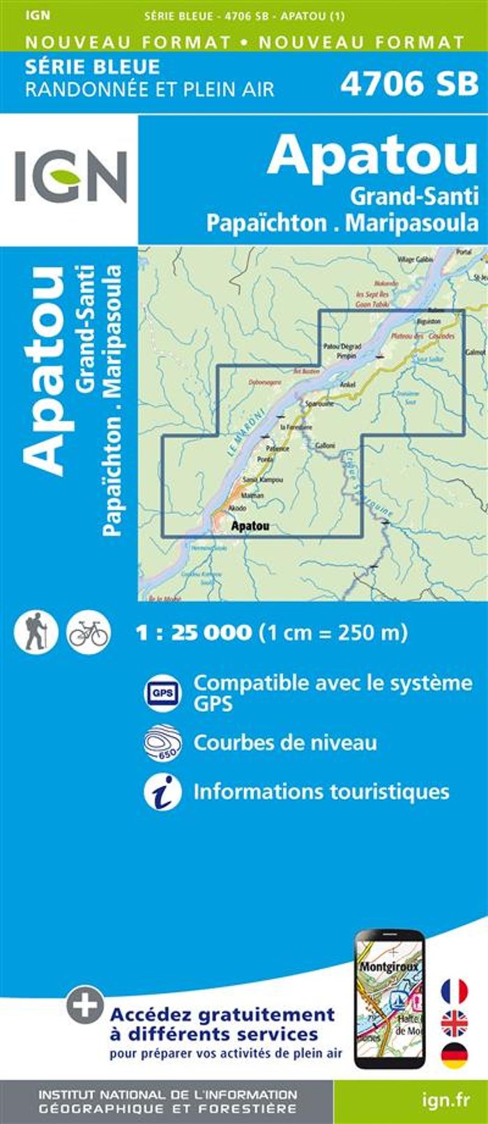 Couverture du livre « 4706SB APATOU GUYANE » de Xxx, librairie Les Contes Infusés à Corte