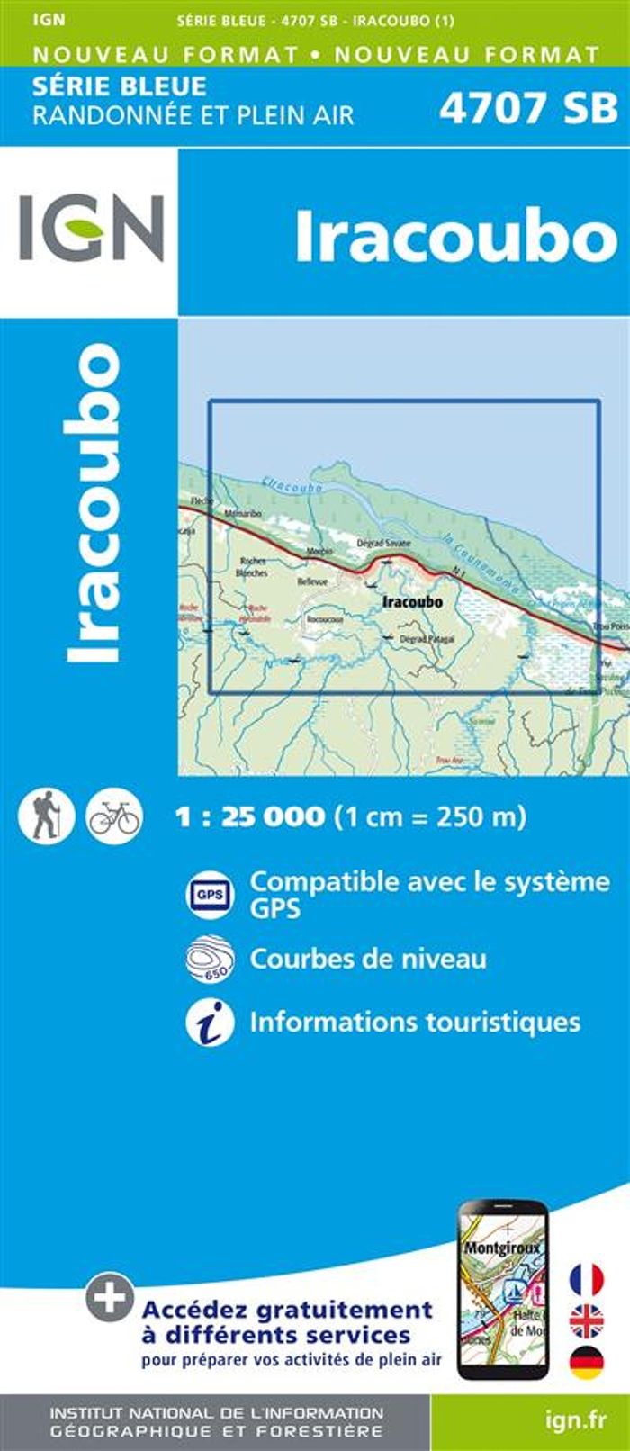 Couverture du livre « 4707SB IRACOUBO GUYANE » de Xxx, librairie Les Contes Infusés à Corte
