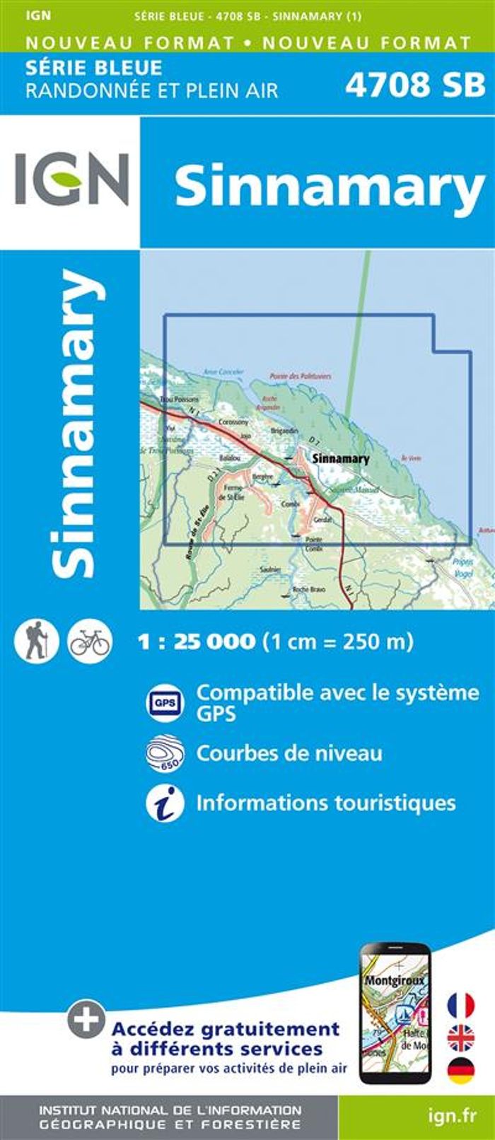 Couverture du livre « 4708SB SINNAMARY GUYANE » de Xxx, librairie Les Contes Infusés à Corte