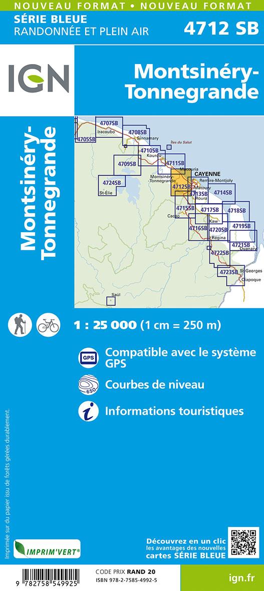 Quatrième de couverture de « 4712SB MONTSIERY TONNEGRANDE GUYANE »