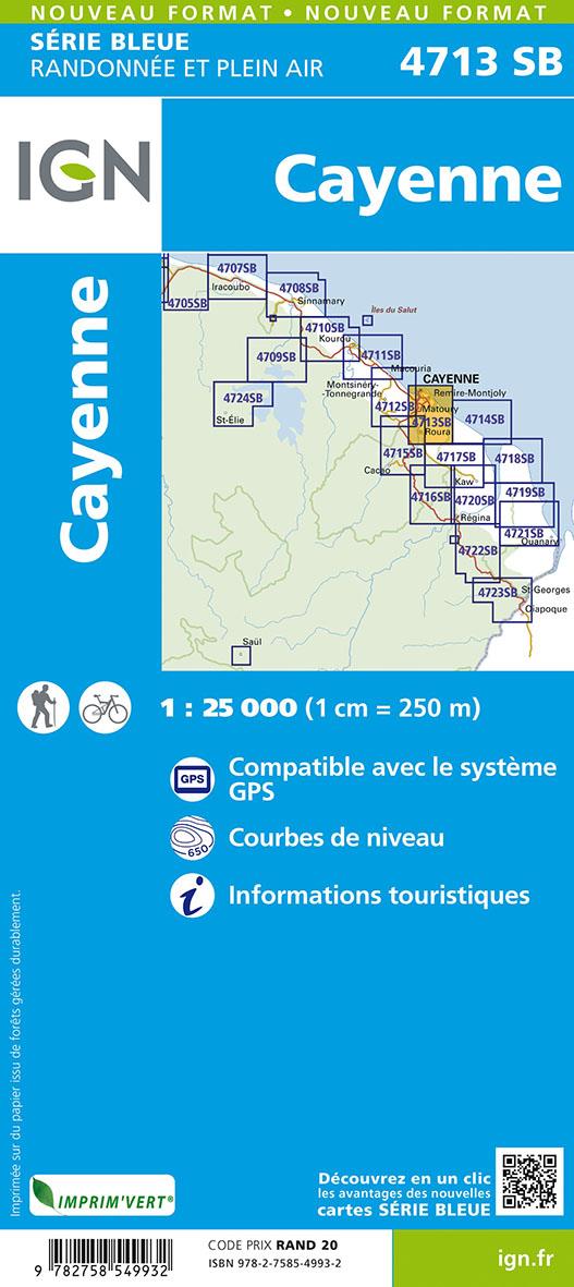 Quatrième de couverture de « 4713SB CAYENNE GUYANE »