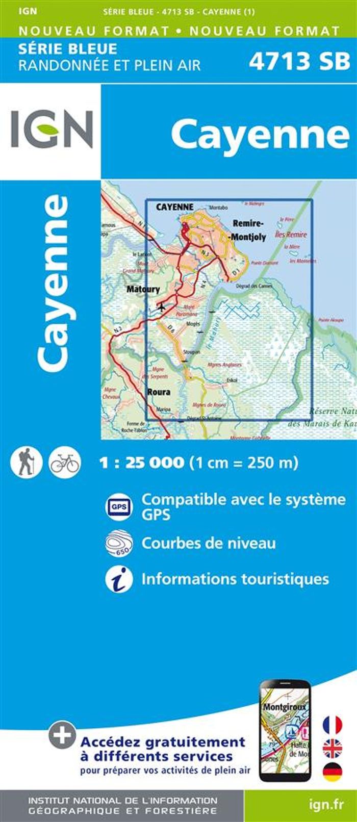 Couverture du livre « 4713SB CAYENNE GUYANE » de Xxx, librairie Les Contes Infusés à Corte