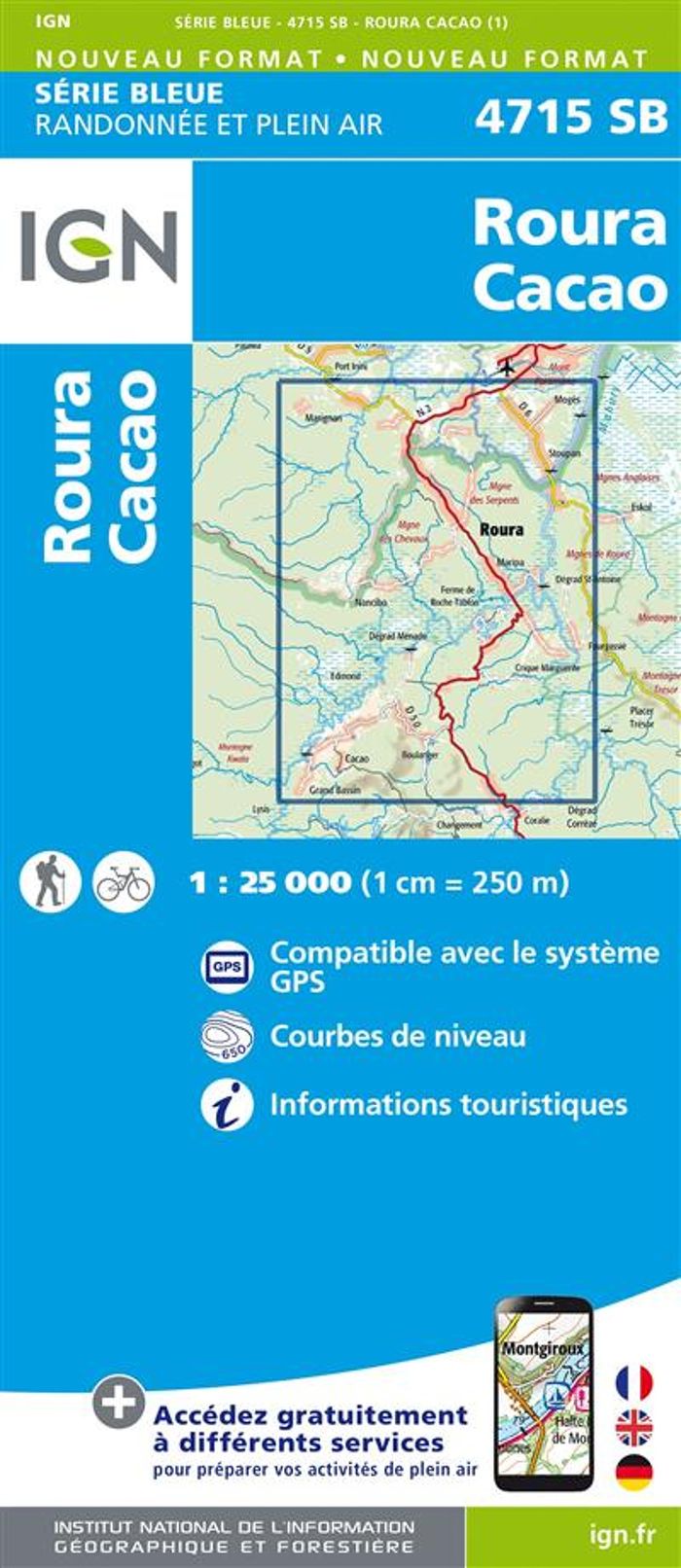 Couverture du livre « 4715SB ROURA CACAO GUYANE » de Xxx, librairie Les Contes Infusés à Corte