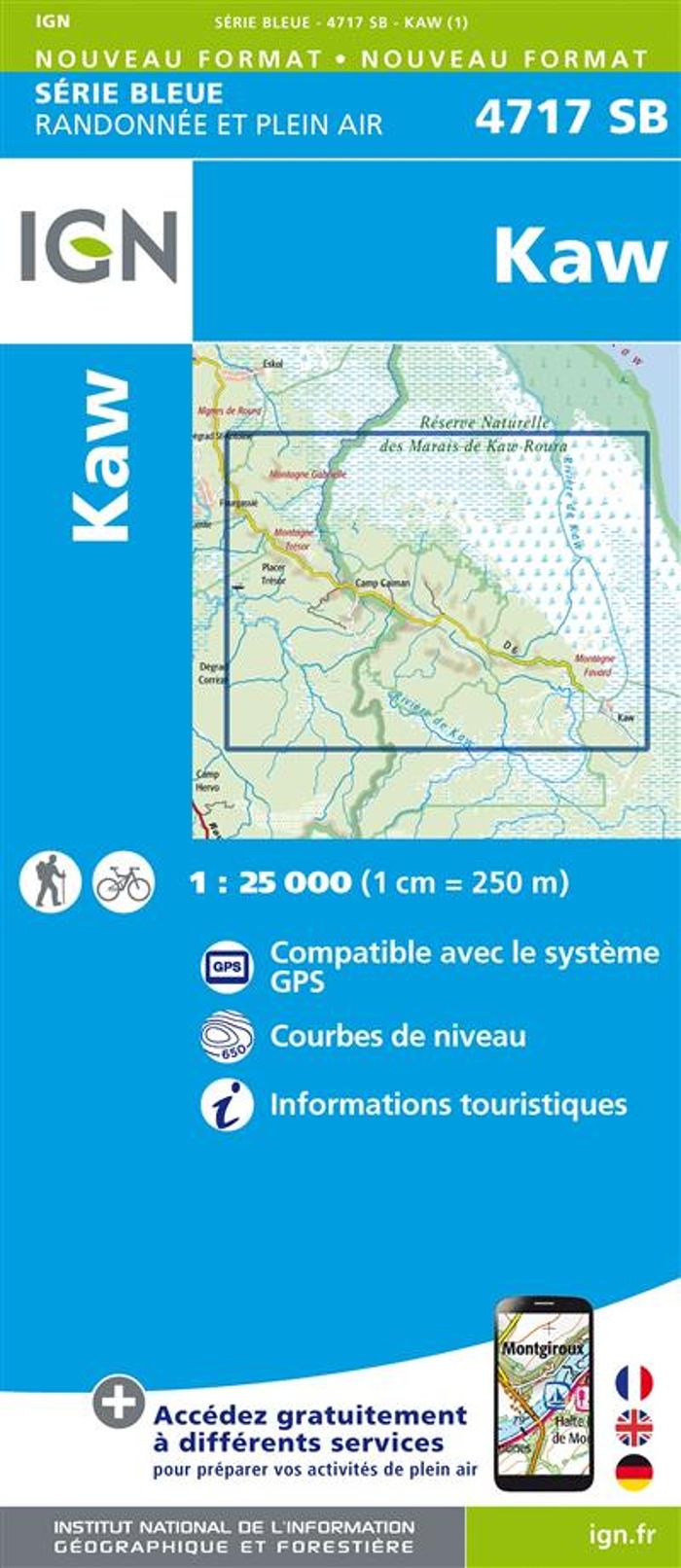 Couverture du livre « 4717SB KAW GUYANE » de Xxx, librairie Les Contes Infusés à Corte