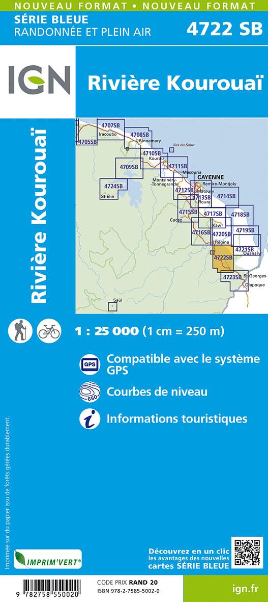 Quatrième de couverture de « 4722SB RIVIERE KOUROUAI GUYANE »