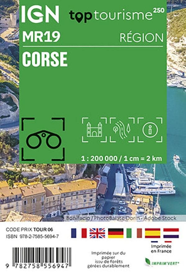 Quatrième de couverture de « MR19 MINI REGIONALE CORSE »