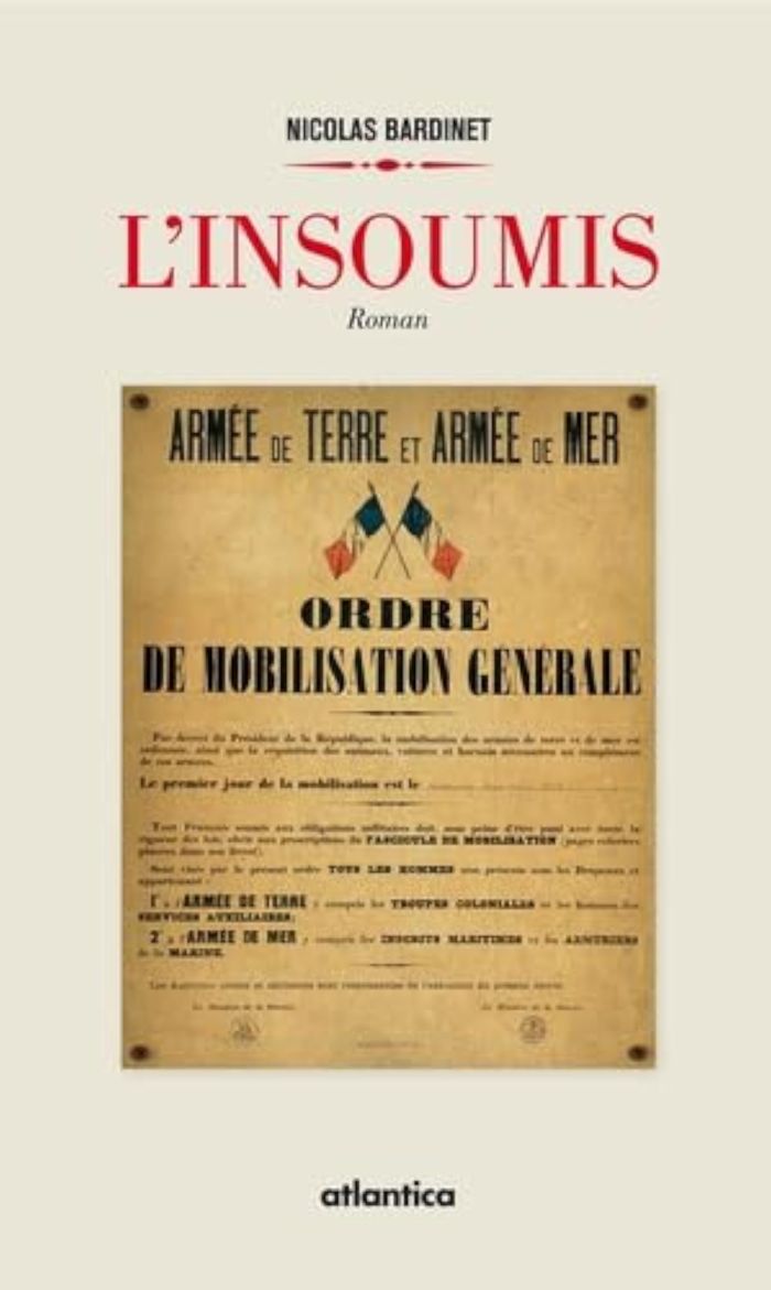 Couverture du livre « L'INSOUMIS - ROMAN » de Nicolas Bardinet, librairie Les Contes Infusés à Corte