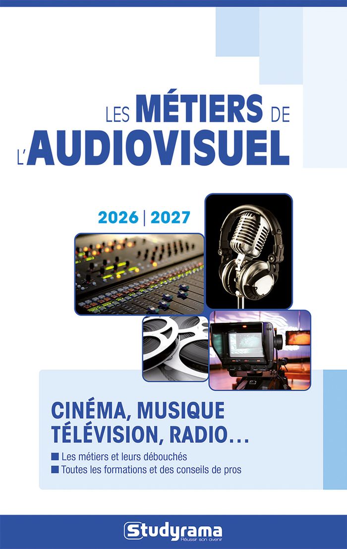 Couverture du livre « Les métiers de l'audiovisuel », librairie Les Contes Infusés à Corte