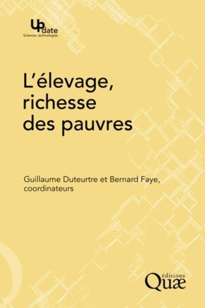 Couverture du livre « L'ELEVAGE, RICHESSE DES PAUVRES - STRATEGIES D'ELEVEURS ET ORGANISATIONS SOCIALES FACE AUX RISQUES D » de Faye/duteurtre, librairie Les Contes Infusés à Corte