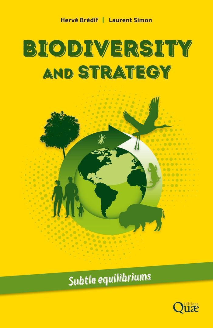Couverture du livre « BIODIVERSITY AND STRATEGY - SUBTLE EQUILIBRIUMS », librairie Les Contes Infusés à Corte