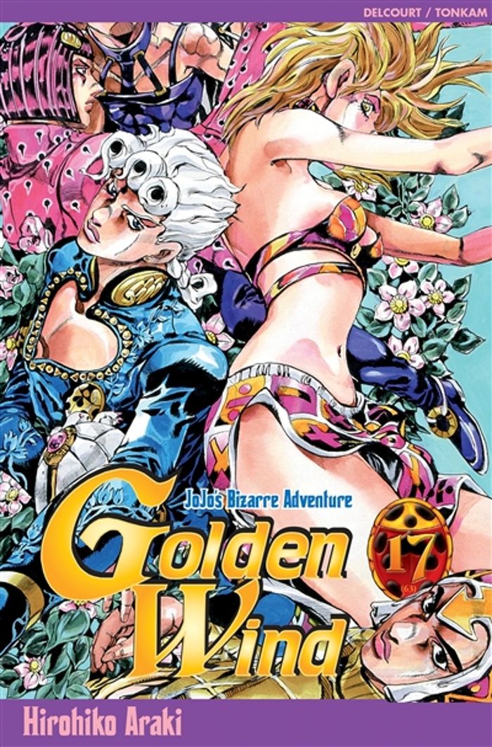 Couverture du livre « JOJO'S - GOLDEN WIND T17 - VOL17 », librairie Les Contes Infusés à Corte