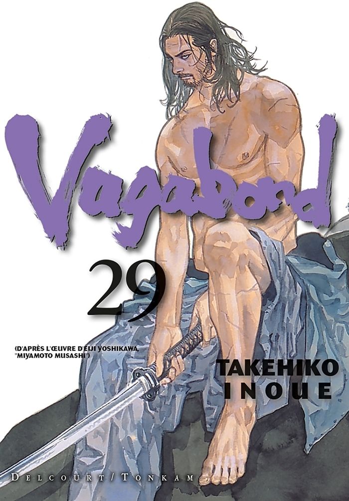 Couverture du livre « Vagabond » de Takehiko Inoue, librairie Les Contes Infusés à Corte