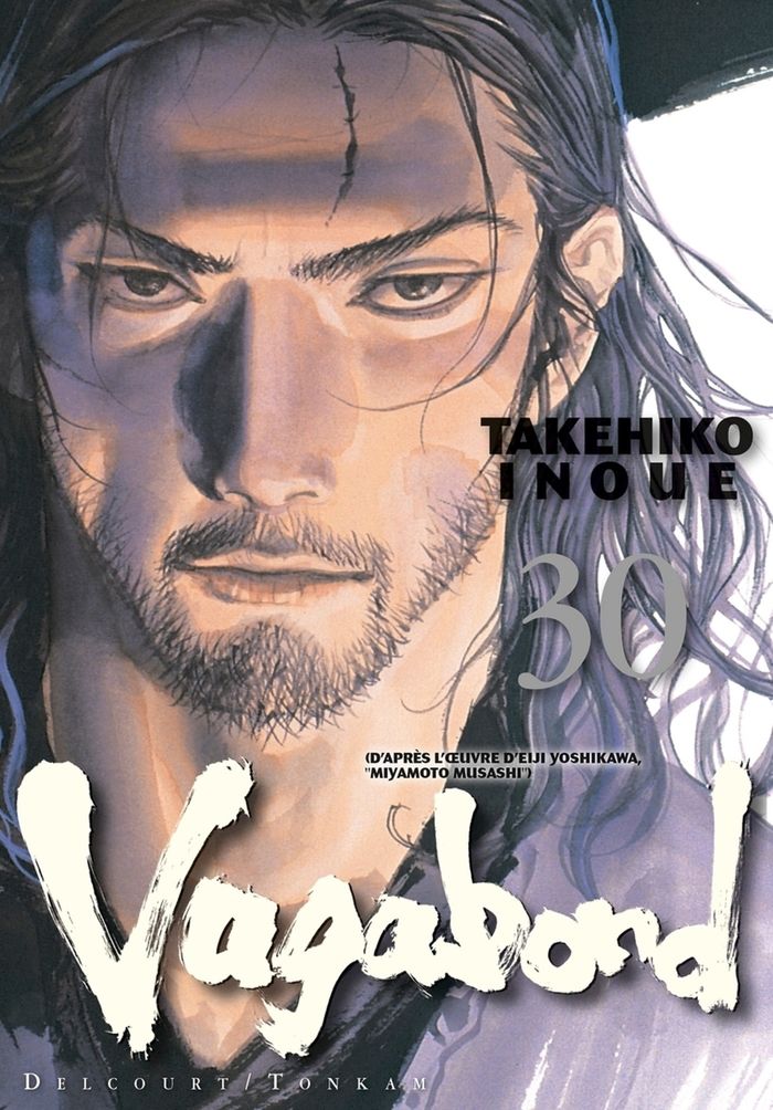 Couverture du livre « Vagabond » de Takehiko Inoue, librairie Les Contes Infusés à Corte