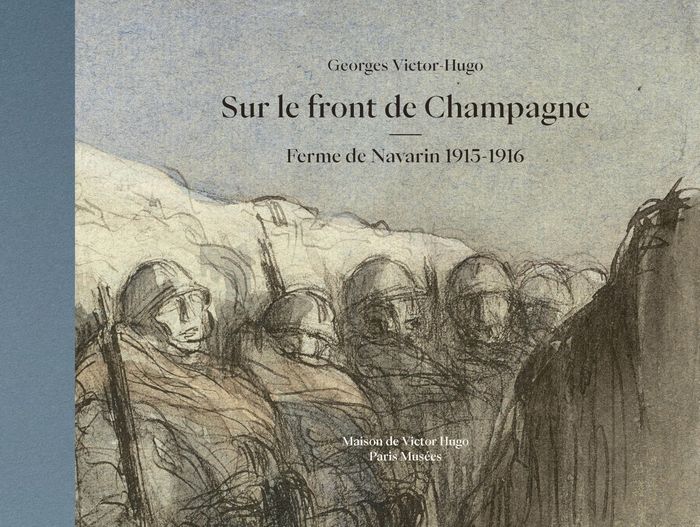 Couverture du livre « Sur le front de Champagne : ferme de Navarin, 1915-1916 », librairie Les Contes Infusés à Corte