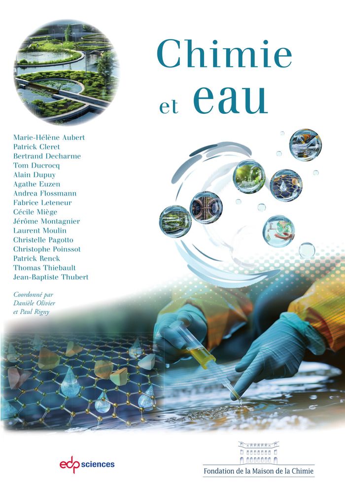 Couverture du livre « Chimie et eau » de Marie-Hélène Aubert, librairie Les Contes Infusés à Corte