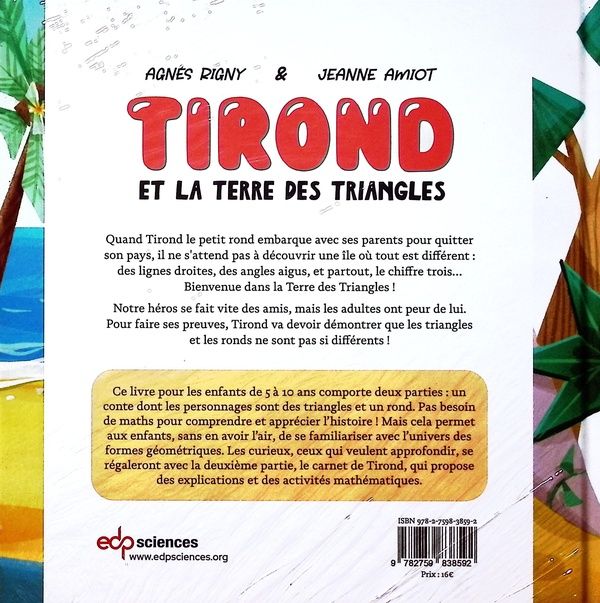 Quatrième de couverture de « Tirond et la terre des triangles »