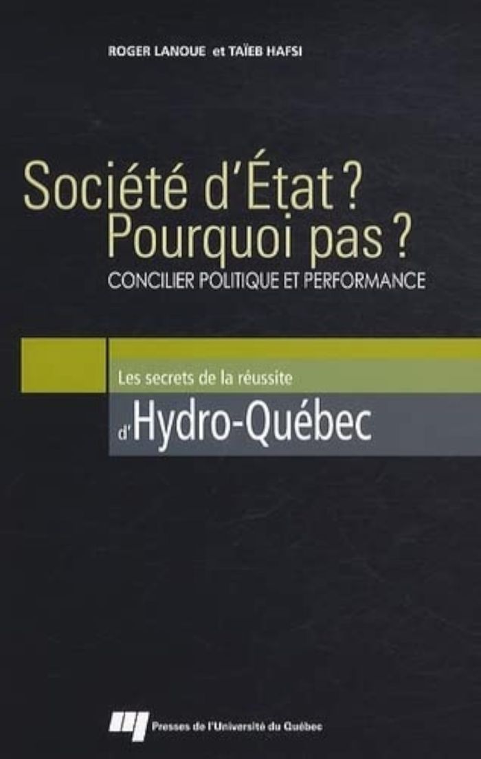 Couverture du livre « SOCIETE D'ETAT POURQUOI PAS » de Lanoue/hafsi, librairie Les Contes Infusés à Corte