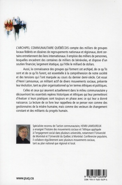 Quatrième de couverture de « PRATIQUE DE L'ACTION COMMUNAUTAIRE AUTONOME »