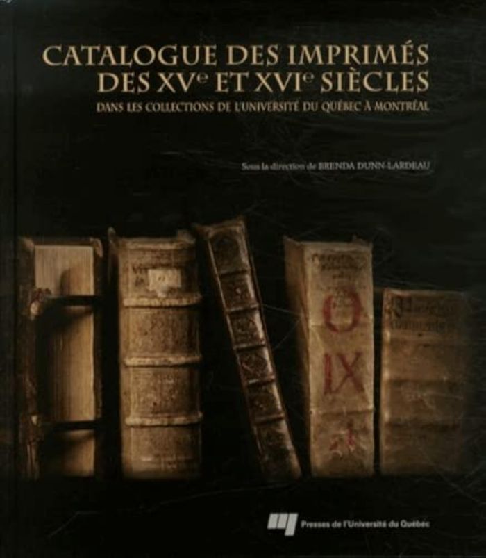 Couverture du livre « CATALOGUE DES IMPRIMES DES XVE ET XVIE SIECLES DANS LES COLL » de Dunn Lardeau Br, librairie Les Contes Infusés à Corte