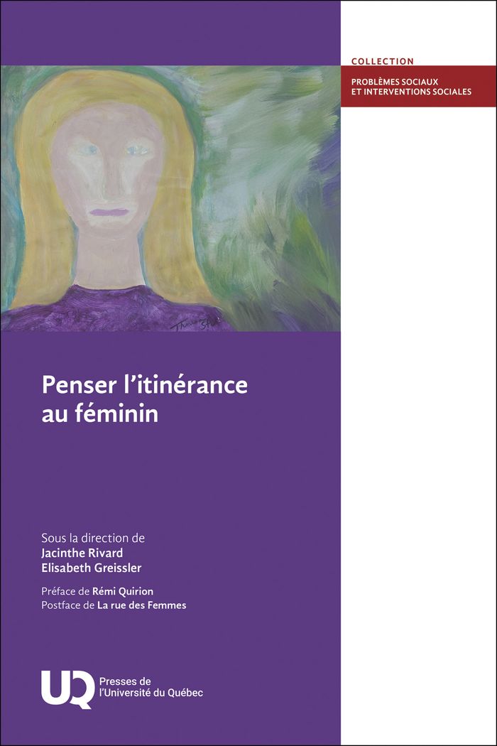 Couverture du livre « Penser l'itinérance au féminin » de Jacinthe Rivard, librairie Les Contes Infusés à Corte