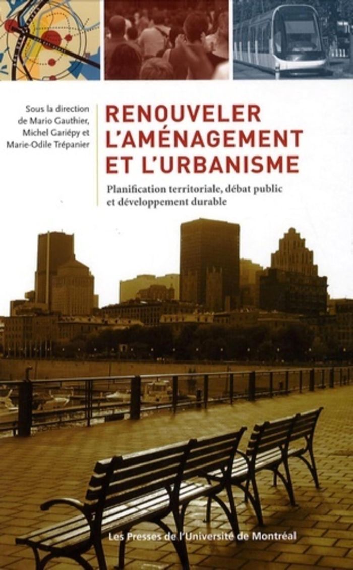 Couverture du livre « RENOUVELER L'AMENAGEMENT ET L'URBANISME - PLANIFICATION TERRITORIALE, DEBAT PUBLIC ET DEVELOPPEMENT » de Gariepy/gauthier, librairie Les Contes Infusés à Corte