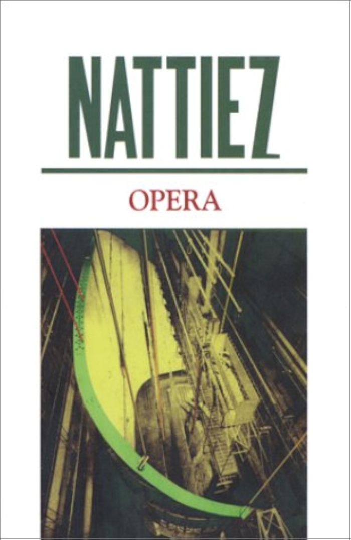 Couverture du livre « OPERA » de Nattiez J J, librairie Les Contes Infusés à Corte