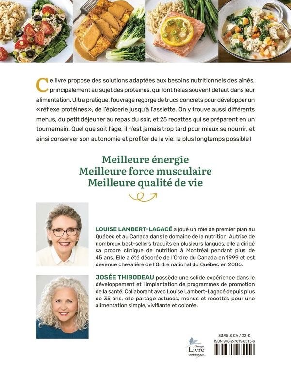 Quatrième de couverture de « Il n'est jamais trop tard pour mieux se nourrir : des solutions alimentaires adaptées »