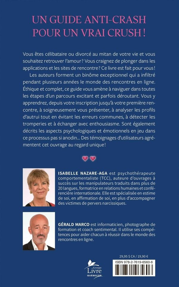 Quatrième de couverture de « Click & love : guide pratique pour réussir vos rencontres en ligne »