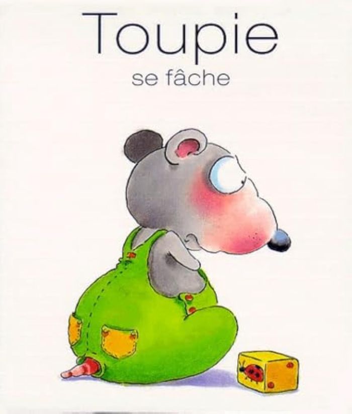 Couverture du livre « TOUPIE SE FACHE » de Dominique Jolin, librairie Les Contes Infusés à Corte