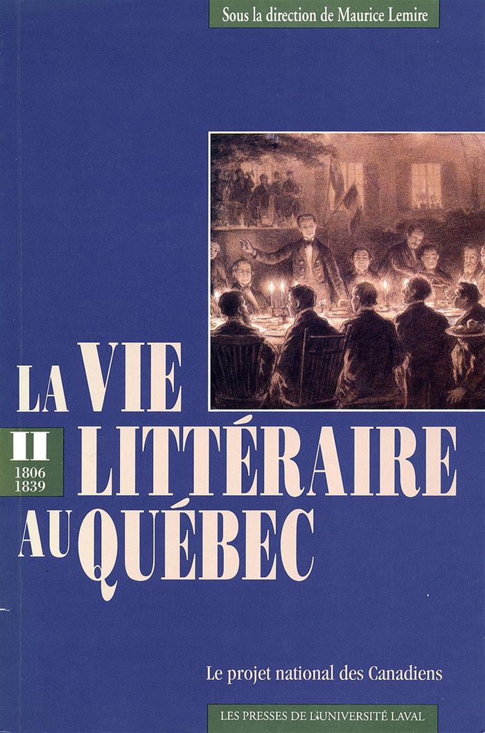 Couverture du livre « LA VIE LITTERAIRE AU QUEBEC V 02 » de Maurice Lemire, librairie Les Contes Infusés à Corte