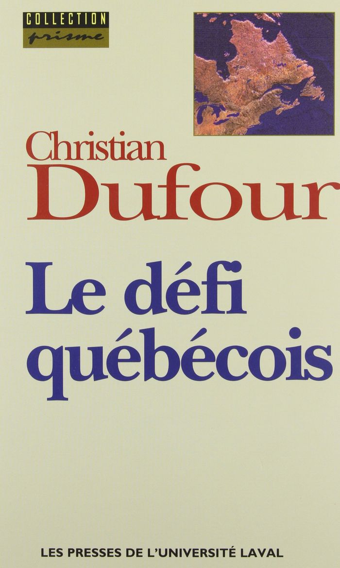 Couverture du livre « LE DEFI QUEBECOIS », librairie Les Contes Infusés à Corte
